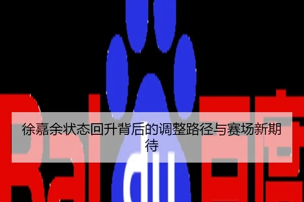徐嘉余状态回升背后的调整路径与赛场新期待