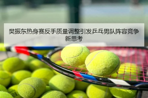 樊振东热身赛反手质量调整引发乒乓男队阵容竞争新思考